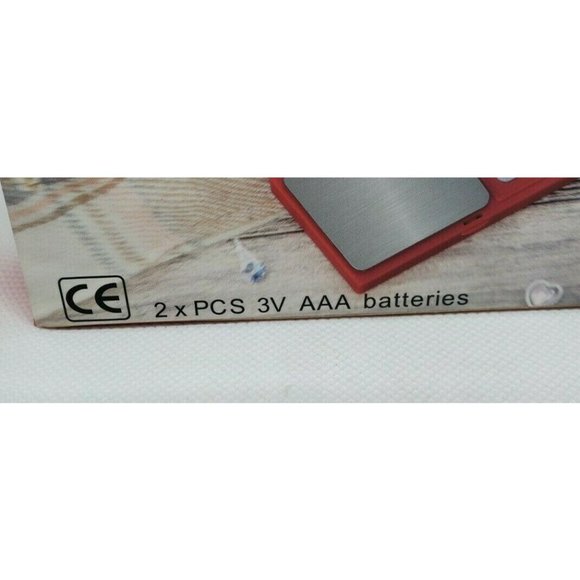 1 CE 2 x PCS 3V AAA Batteries Red Professional Mini Digital Scale 1000gX0.1g - Picture 2 of 12